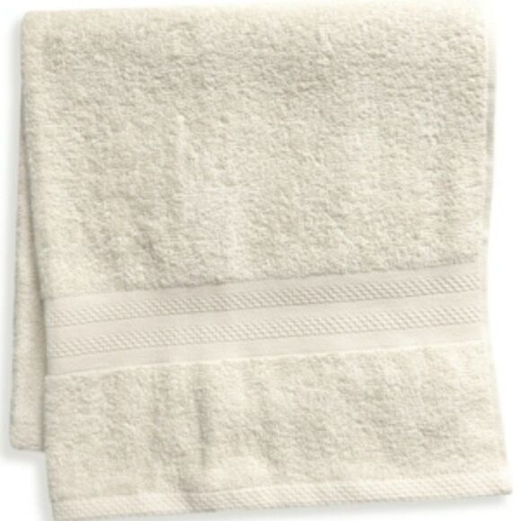 MAINSTREAM INTERNATIONAL INC. Cotton Solid 12" x 12" Wash Towel, Ivory - Picture 1 of 1